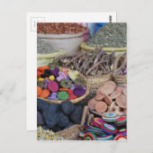 モロッコのハーブとスパイス ポストカード (正面/裏面)