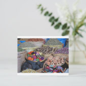 モロッコのハーブとスパイス ポストカード (スタンド正面)