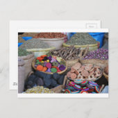 モロッコのハーブとスパイス ポストカード (正面/裏面)