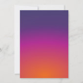 モロッコのベビーシャワー - インドのインスピレーション - インド 招待状 (裏面)