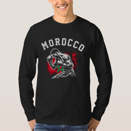 モロッコのボクサー Tシャツ (正面)