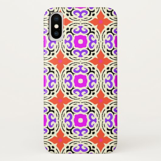 モロッコのモチフ族の民族パターン Case-Mate iPhoneケース (裏面)