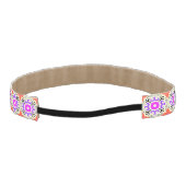 モロッコのモチーフの民族パターン アスレチックヘッドバンド (裏面)