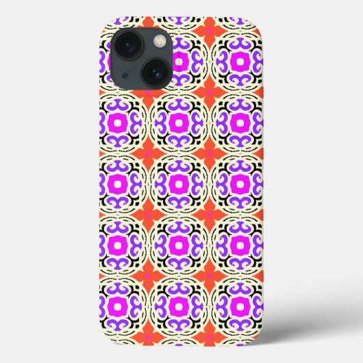 モロッコのモチーフを持つ民族柄 Case-Mate iPhoneケース (裏面)
