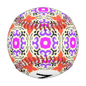 モロッコのモティフを持つ民族パターン 野球ボール (裏面)