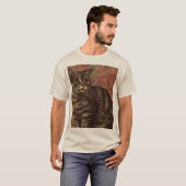 モロッコのラグとシャム猫 Tシャツ (正面フル)