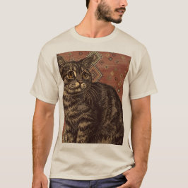 モロッコのラグとシャム猫 Tシャツ