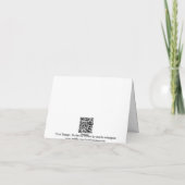 モロッコのランタン感謝カード サンキューカード (裏面)