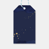 モロッコのランタン星空の夜メパーソナライズされたンディ ギフトタグ (裏面)