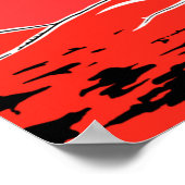 モロッコのヴィンテージ旅行ポスター ポスター (角)