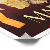 モロッコのヴィンテージ旅行 ポスター (角)