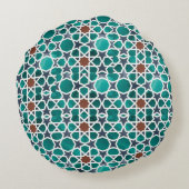 モロッコの丸い枕 ラウンドクッション (裏面)