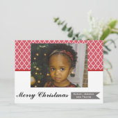 モロッコの写真のクリスマスカード シーズンカード (スタンド正面)