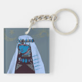 モロッコの写真キーホルダー キーホルダー (裏面)