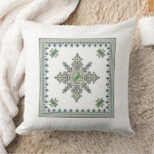 モロッコの刺繍の美しさ クッション (ブランケット)