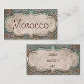 モロッコの名刺 名刺 (正面/裏面)