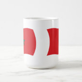 モロッコの国旗マグカップ コーヒーマグカップ (中央)