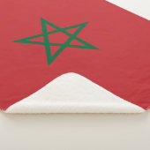 モロッコの国旗 シェルパブランケット (3/4)