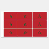 モロッコの国旗 ラベル (シート)