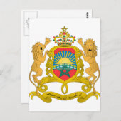 モロッコの国章 ポストカード (正面/裏面)