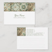 モロッコの夢 – 名刺 (正面/裏面)