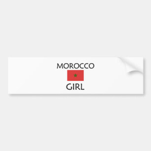 モロッコの女の子 バンパーステッカー