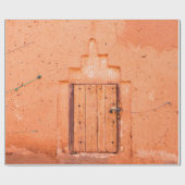 モロッコの家の閉じた木伝統的の窓 ラッピングペーパー (フラット)