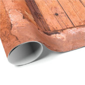 モロッコの家の閉じた木伝統的の窓 ラッピングペーパー (ロールコーナー)