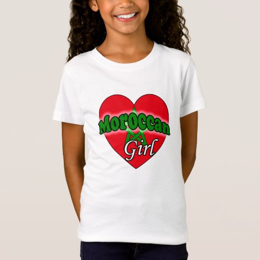 モロッコの少女 Tシャツ (正面)