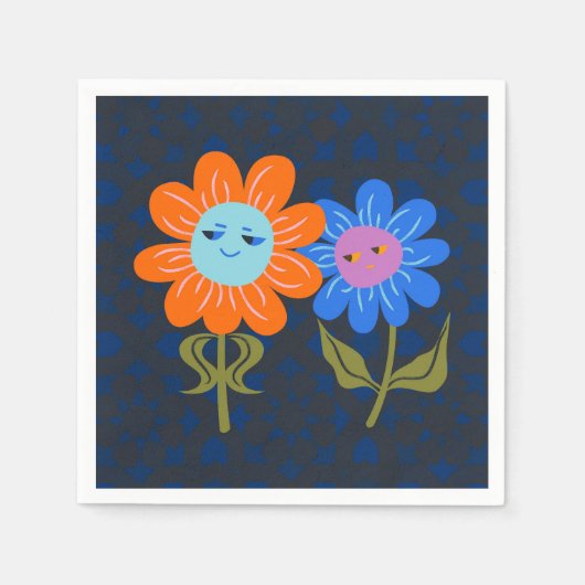 モロッコの幸せ スタンダードカクテルナプキン (正面)