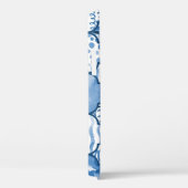 モロッコの幾何学的、水色のシームレスなパターン。 Case-Mate iPhoneケース (裏面 / 右)