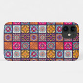 モロッコの曼荼羅カラフルの民族模様 Case-Mate iPhoneケース (裏面(横))
