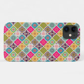 モロッコの曼荼羅カラフルの民族模様 Case-Mate iPhoneケース (裏面(横))