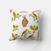 モロッコの村ウィーバーパターン クッション (裏面)