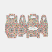 モロッコの格子幾何学的な曼荼羅のウェディング フェイバーボックス (折り畳みなし)