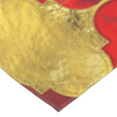 モロッコの棚札と金ゴールド テーブルクロス (アングル)