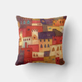 モロッコの水彩画 クッション (裏面)