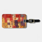 モロッコの水彩画 ラゲッジタグ (正面横)