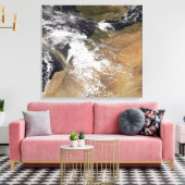 モロッコの海岸から塵が舞い降りる キャンバスプリント (インサイチュ (リビング))