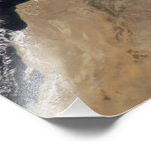 モロッコの海岸から塵が舞い降りる フォトプリント            (角)