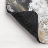 モロッコの海岸から塵が舞い降りる マウスパッド (コーナー)