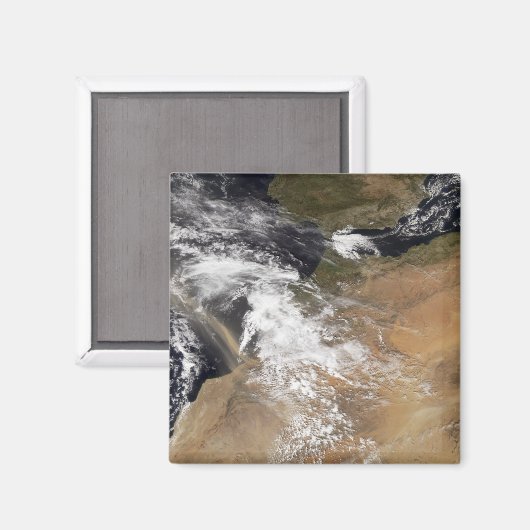 モロッコの海岸から塵が舞い降りる マグネット (正面/裏面)