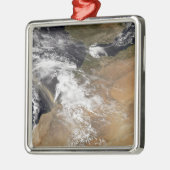 モロッコの海岸から塵が舞い降りる メタルオーナメント (左)