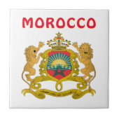 モロッコの紋章付き外衣 タイル (正面)