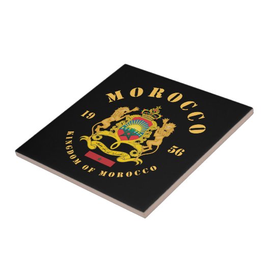 モロッコの紋章 タイル (側面)