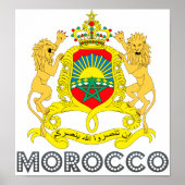 モロッコの紋章 ポスター (正面)