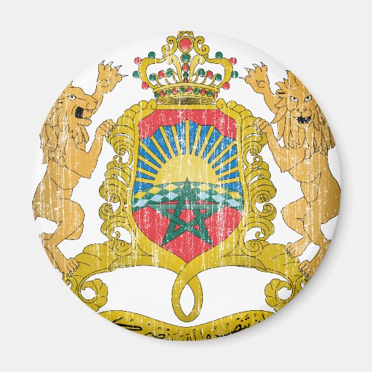 モロッコの紋章 マグネット (正面)