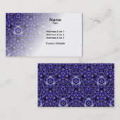 モロッコの織物パターン 名刺 (正面/裏面)