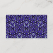 モロッコの織物パターン 名刺 (裏面)