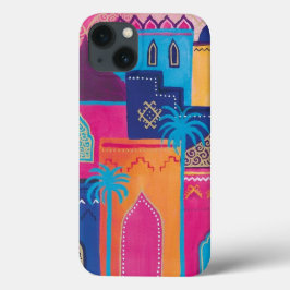 モロッコの美しい絵を描市の電話ケース iPhone 13ケース